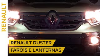 Renault DUSTER  Faróis e Lanternas [upl. by Rida158]