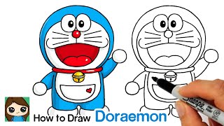 How to Draw Doraemon Easy [upl. by Ahtanamas]