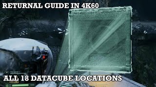 Returnal Guide  All 18 Datacube Locations with timestamps and explanations  4K60 Playstation 5 [upl. by Anelac]