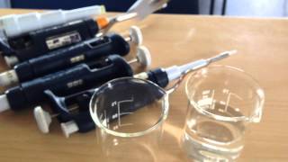 How to Use a Gilson Pipette ALevel Chemistry Practical Skills [upl. by Ruhtua]