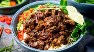 Beef Rendang Recipe  One of my FAVOURITE Indonesian dishes [upl. by Johst402]