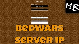 Minecraft Bedwars Server Address [upl. by Jt969]