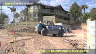 Telehandler Safety Video [upl. by Moffit]