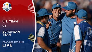 LIVE  Featured Matches  2023 Ryder Cup Day 1 [upl. by Notnelc]