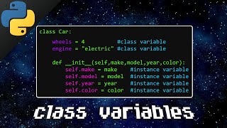 Python class variables 🚗 [upl. by Yatzeck390]