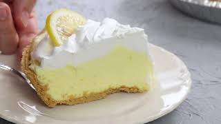 No Bake Lemon Pudding Pie [upl. by Wallache]