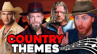 WWE THEME SONGS AS COUNTRY SONGS RANKED [upl. by Darraj]