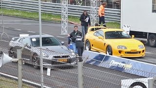 2JZ Supra vs Nissan GTR Switzer P800 [upl. by Nivaj]