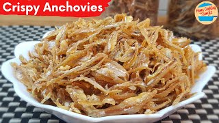 How to Make Crispy Fried Anchovies  Homemade Snack [upl. by Nibur326]