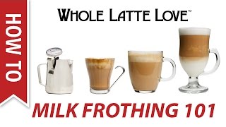 Milk Frothing for Beginners [upl. by Buchalter]