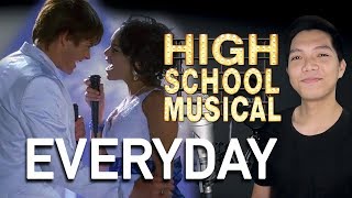 Everyday Troy Part Only  Karaoke  High School Musical 2 [upl. by Ecnaret]