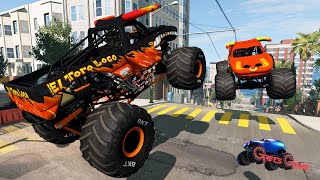 EL TORO LOCO MONSTER JAM MADNESS  Whos The Best El Toro Loco  BeamNG Drive [upl. by Drageruaeb663]