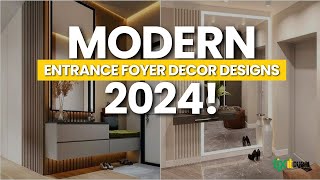 Modern Entrance Foyer Decor Designs In 2024 [upl. by Henni]