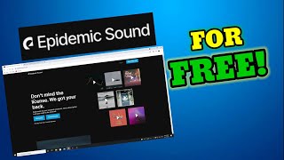 How to use Epidemic Sound for free MR91 YT  2021 100 working method [upl. by Ainitsirhc]