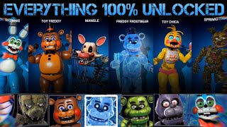 GUIDE How to Unlock EVERY PLUSH SUIT amp CPU In FNaF AR Special Delivery [upl. by Erdei]