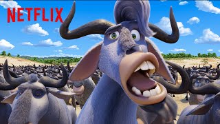 Singing Stampeding Wildebeests 🎵 Jungle Beat The Movie  Netflix After School [upl. by Dimond]