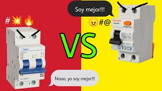 ⛔Descubre las quot3 DIFERENCIASquot entre interruptor DIFERENCIAL Y TERMOMAGNETICO [upl. by Drapehs]