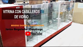 Cómo hacer una Vitrina con Casilleros de Vidrio [upl. by Pan624]