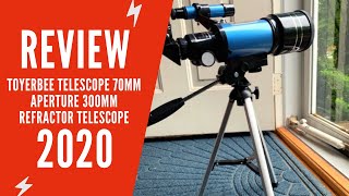 Toyerbee Telescope 70mm Aperture 300mm Review amp Setup  Toyerbee Telescope F30070M Refractor [upl. by Micaela]