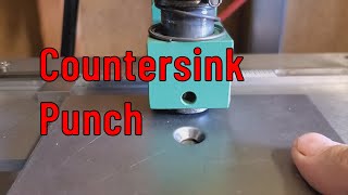 Punching Countersunk Holes [upl. by Tikna]