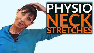 Physio Neck Exercises Stretch and Relieve Routine UPDATE [upl. by Oivatco411]