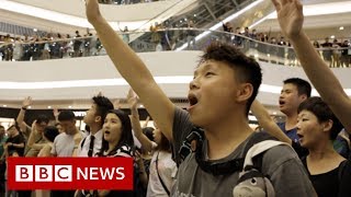 Glory to Hong Kong Singing a new protest anthem  BBC News [upl. by Nitnilc]