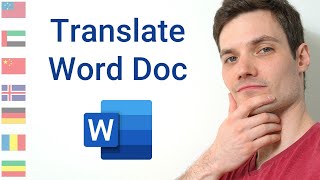 How to Translate Word Document into another language [upl. by Lledniuq]