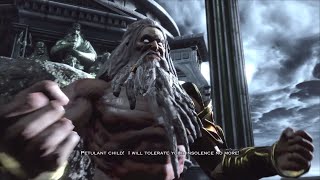 God of War 3 PS4  Zeus Defeats Kratos amp Titan Gaia Cutscene 1080p 60fps PS4 Pro [upl. by Kaliope]