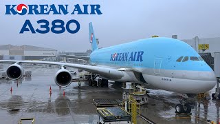 🇺🇸 Los Angeles LAX to Seoul ICN 🇰🇷 Korean Air Airbus A380  FULL FLIGHT REPORT Polar route [upl. by Neelie]