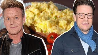 Gordon Ramsay Vs Jamie Oliver Whose Scrambled Eggs Are Better [upl. by Wellesley]