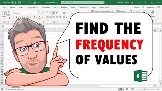 Find the Frequency of Values in Excel [upl. by Yendis]