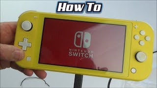 How to Setup the Nintendo Switch Lite for Beginners [upl. by Cohdwell]