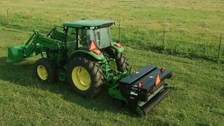 Restore pasture using overseeder  John Deere Tips Notebook [upl. by Oos414]