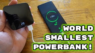 Worlds smallest TCORE 20000M Power Bank Review amp Current Output Test [upl. by Lenod]