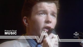 Rick Astley  Never Gonna Give You Up The Princes Trust Rock Gala 1988 [upl. by Yelahc]