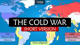 The Cold War  Summary on a Map [upl. by Pudendas]