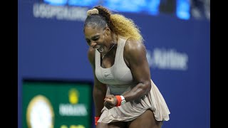 Serena Williams  Top 10 points of US Open 2020 [upl. by Dikmen]