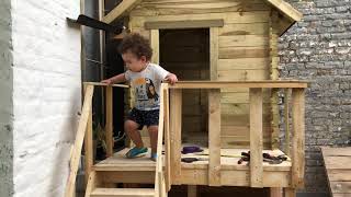 Construyendo casita de madera para niños [upl. by Ahsinit]