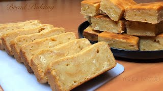 BREAD PUDDING Pinoy Style Leftover Bread Recipe [upl. by Riki]