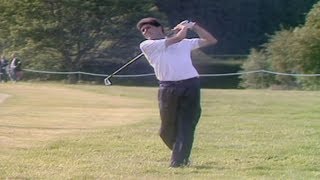 Bizarre golf shot Jose Maria Olazabal [upl. by Aneres]