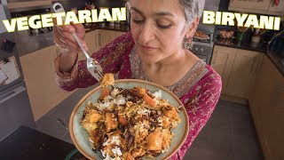 VEG BIRYANI How to make Vegetable biryani  Vegetarian Biryani  Food with Chetna [upl. by Emanuel]