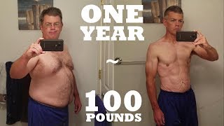 1 Year Weight Loss Transformation  Mind amp Body Transformation [upl. by Myrtice146]