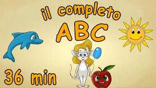 ABC canzone per bambini  36 minuti  il completo ABC [upl. by Eisaj]