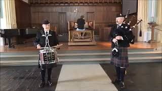 Highland Cathedral on Organ Bagpipes Snare Drum [upl. by Coppock]