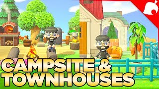 Updated Campsite amp Townhouse Microenvironments  Animal Crossing New Horizons 34 [upl. by Mur258]