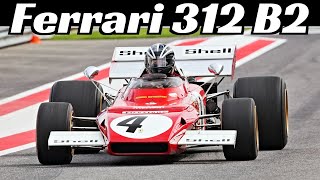 Jacky Ickxs Ferrari 312 B2 1971 Chassis 005  Flat12 Engine Sound amp Action  Red Bull Ring 2020 [upl. by Oigufer419]