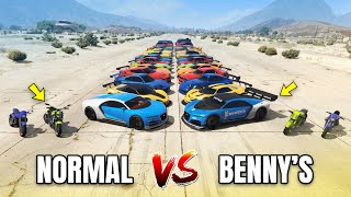 GTA 5 ONLINE  NORMAL VS BENNYS CUSTOM WHICH IS BEST [upl. by Skantze]