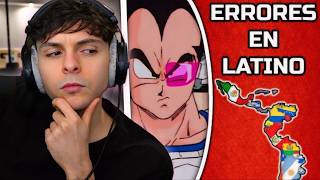 ERRORES DE DRAGON BALL EN LATINO [upl. by Nnyllaf]