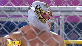 CARISTICO vs LA PARK Lucha Estelar en Jaula 22Oct2016 [upl. by Nixie]