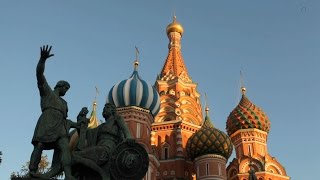 Inside St Basils Cathedral in Moscows Red Square [upl. by Ailed]